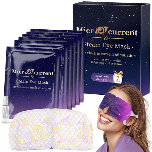 ZHENYEMEI 7Packs heated eye mask soothing eye strain and fatigue