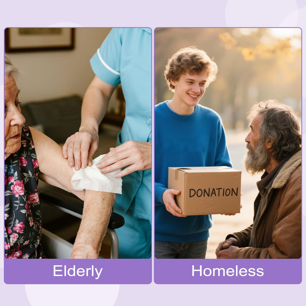 Zhjianup wipes suitable for all ages including elder care