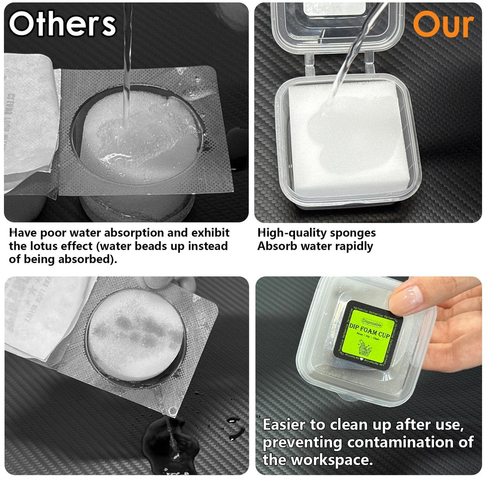 ZHOOGE dip foam cups leak-proof lid for secure transport.