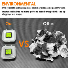 ZHOOGE foam cups universal needle compatibility for all tip sizes.