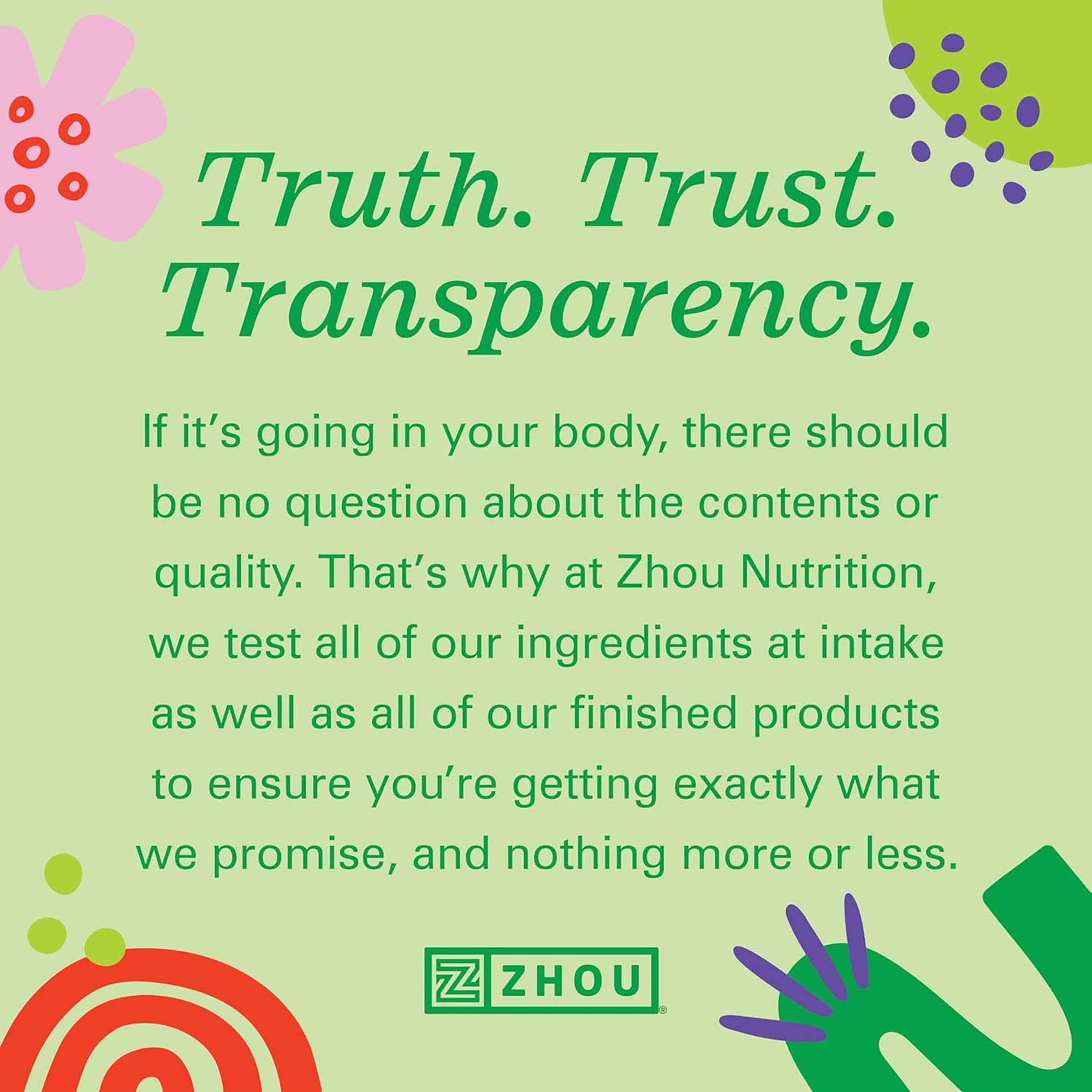 ZHOU Hairfluence packaging box communicates Non-GMO gluten-free quality
