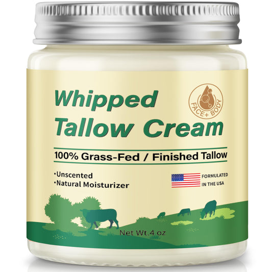 ZIIDII Beef Tallow Face Moisturizer jar close-up showing rich hydration for dry skin