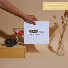 Evening hair care scene with ZIMASILK bonnet in a cozy setup