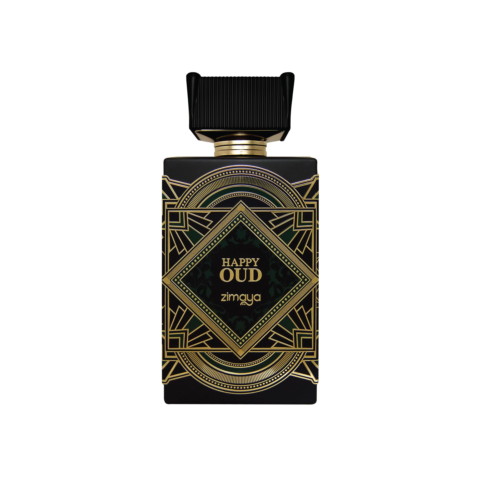 Zimaya Afnan Oud is Great bottle front view showcasing luxurious design for evening wear