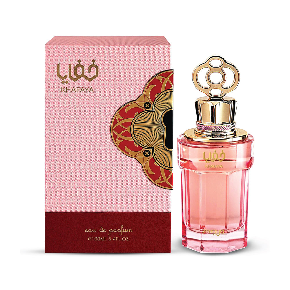 Zimaya Khafaya Pour Femme packaging showcases elegant design and premium presentation