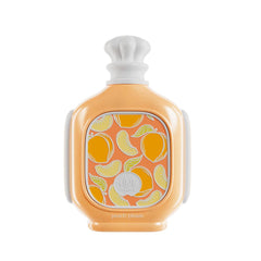Zimaya Zukhruf Peach Please bottle front, fruity gourmand scent for everyday charm.