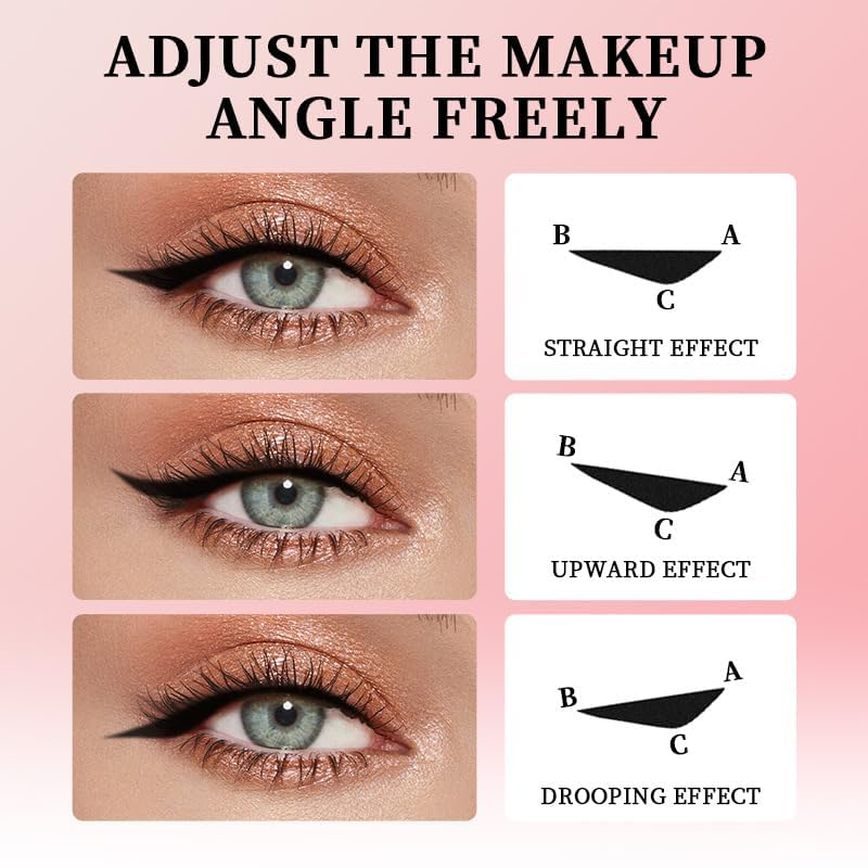zimdun dual-ended eyeliner pencil provides gel and winged tips in one tool.