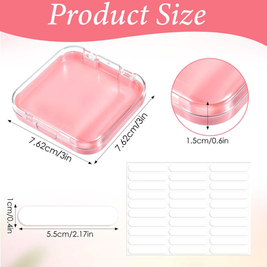 Zisiueel double-sided adhesive tape included for secure nail presentation.