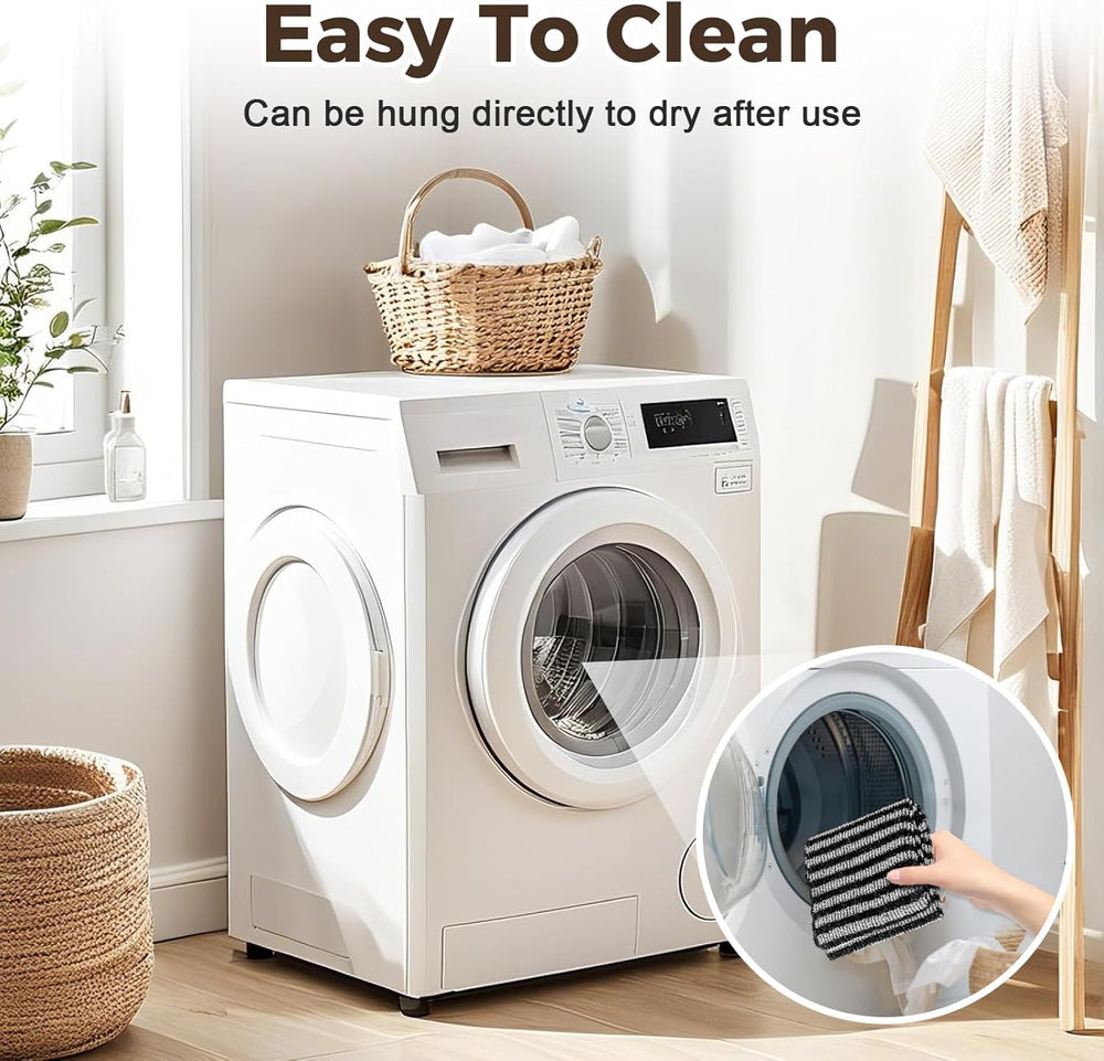 ZIVWAGX body-scrubber improves shower routines with spa-like exfoliation.