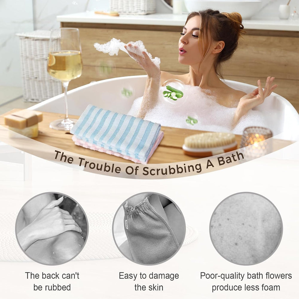 ZIVWAGX exfoliating towel for face-care provides gentle daily cleansing.