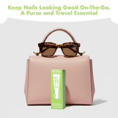 Zizia Botanicals Citrus Nail Tonic packaging box and travel-ready bottle.
