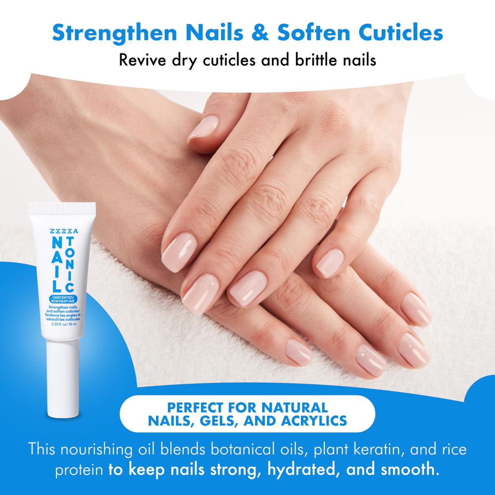 Built-in brush in action for easy at-home or on-the-go application with Zizia.