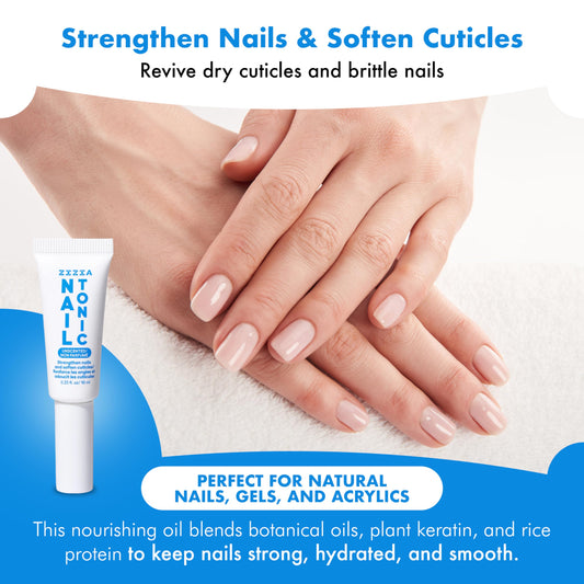 Built-in brush in action for easy at-home or on-the-go application with Zizia.