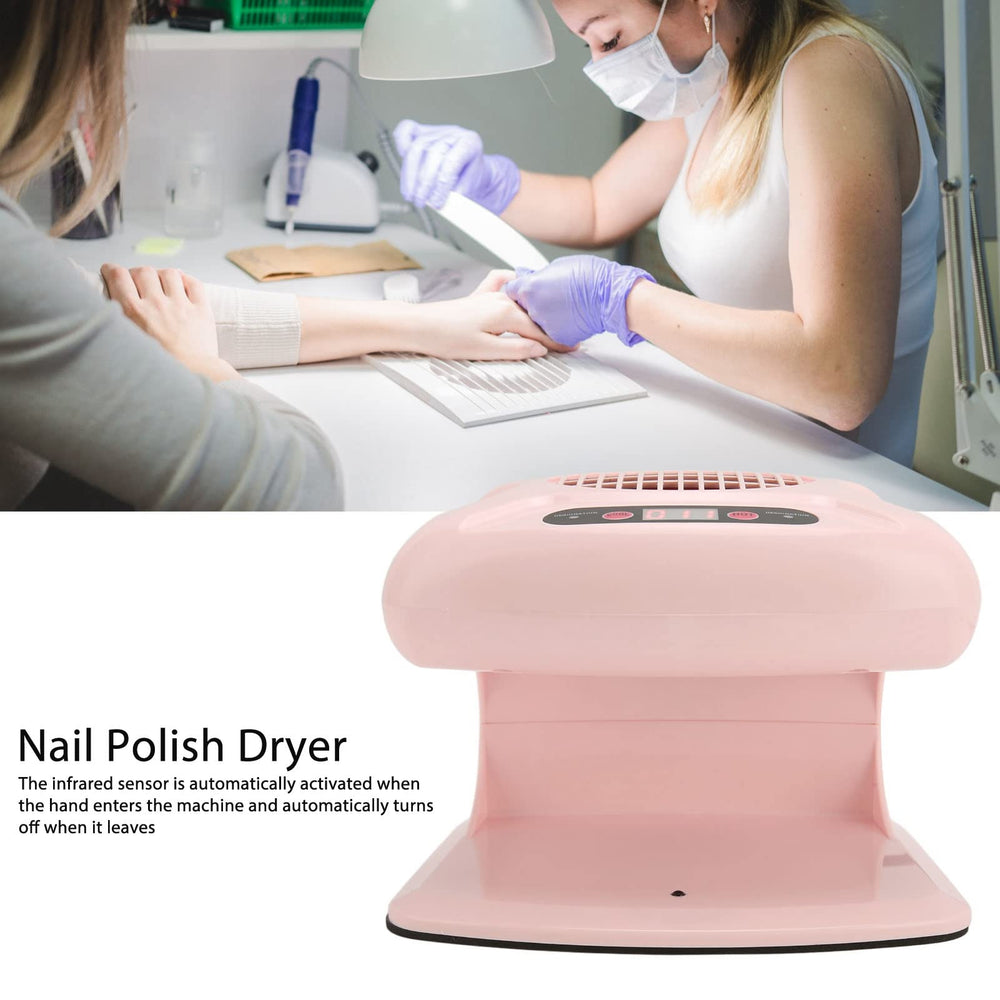 ZJchao Air Nail Dryer cold air mode cools nails quickly.