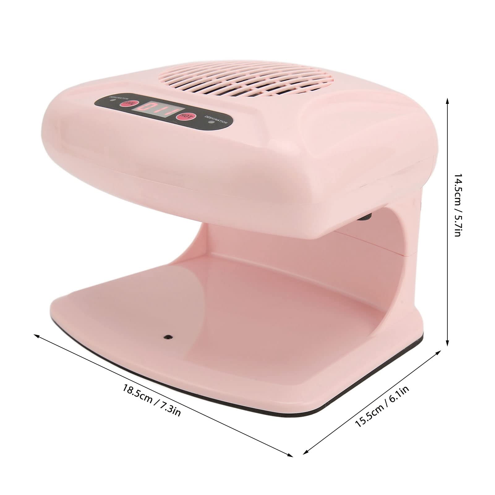 ZJchao Air Nail Dryer compact design fits any vanity.