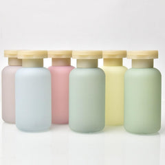 ZLSSETEC Forest Series leak-proof travel bottles for creams and lotions.