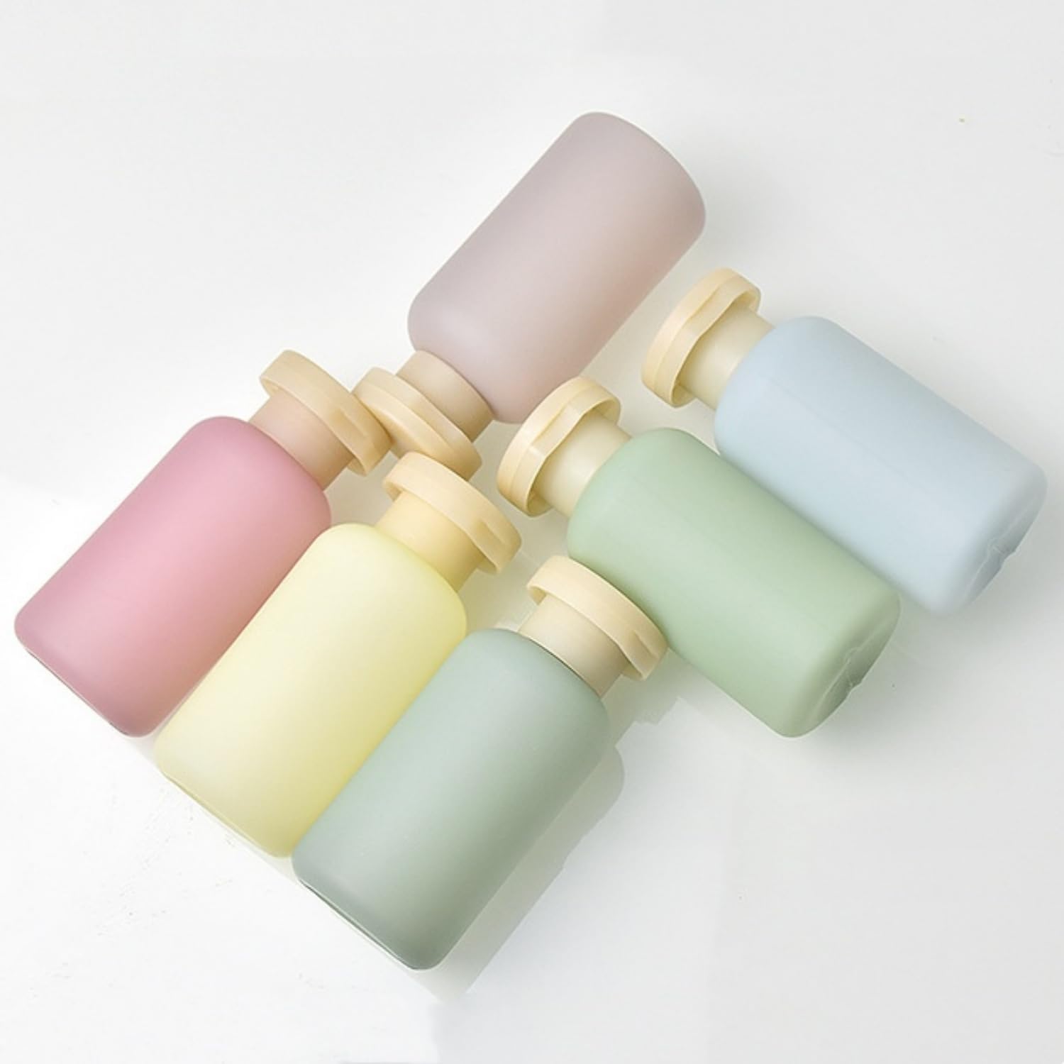 ZLSSETEC Forest Series reusable bottles save space in luggage.