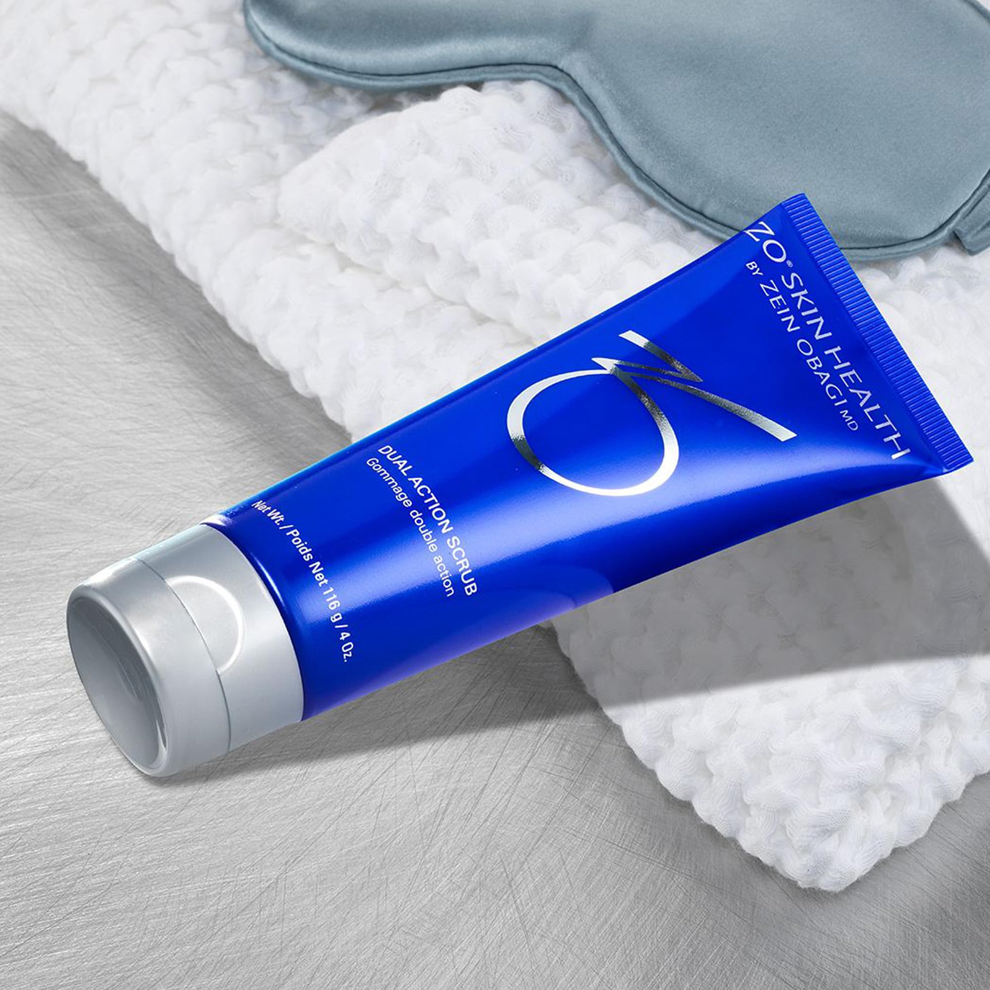ZO SKIN HEALTH Dual Action Scrub being massaged onto skin during exfoliation