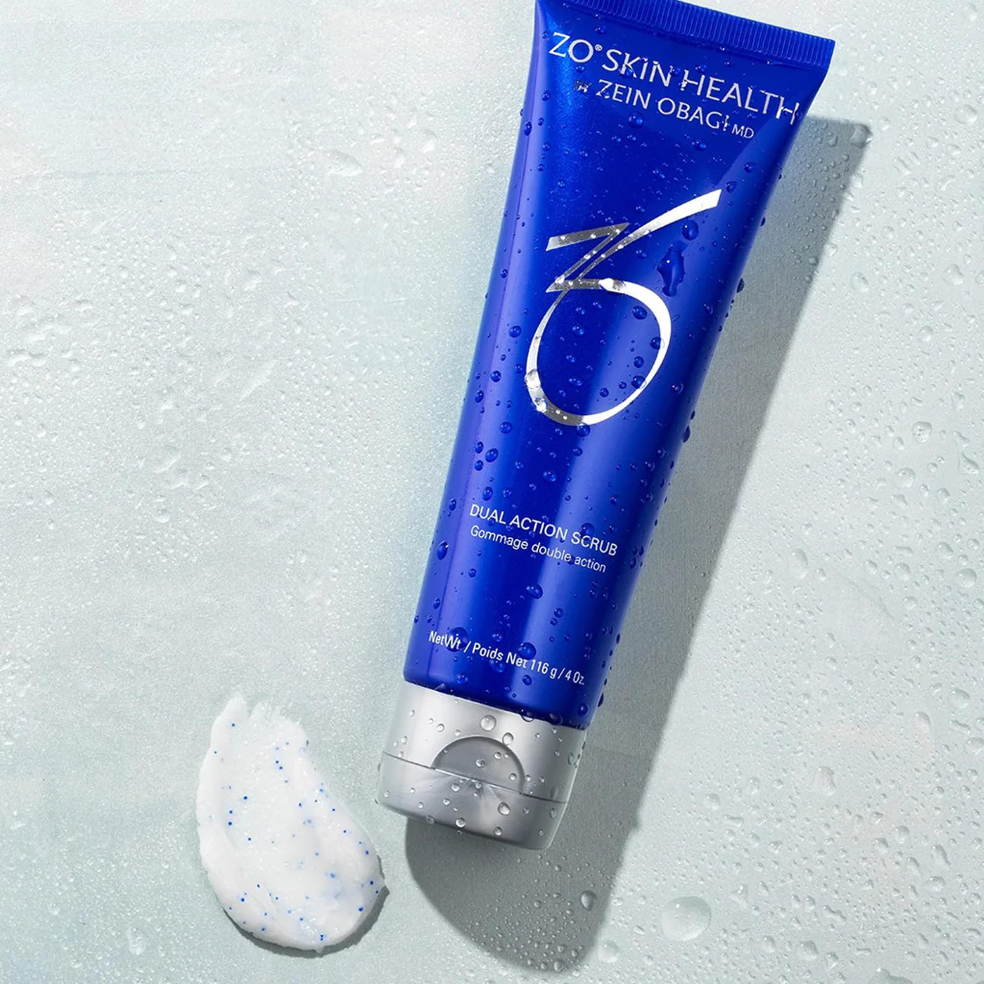 ZO SKIN HEALTH Dual Action Scrub after rinse reveals brighter, clearer skin