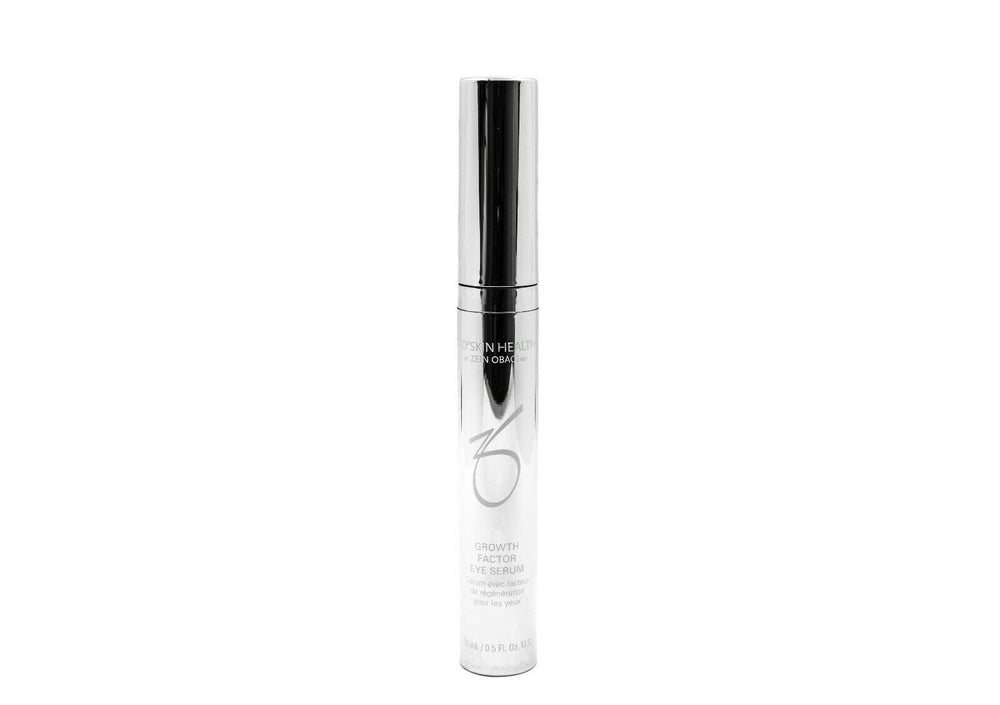 Morning routine with ZO Growth Factor Eye Serum for gentle, targeted eye care.