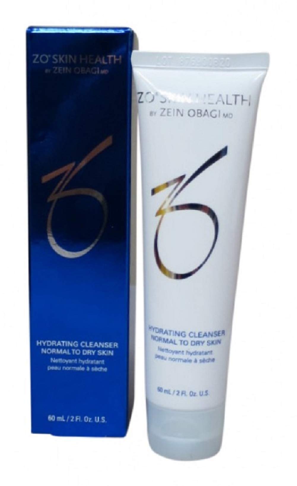 ZO Skin Health Hydrating Cleanser travel-size bottle pour for gentle hydration and cleansing