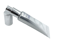 Close-up label reveals usage tips and ingredients for sensitive skin care routines.