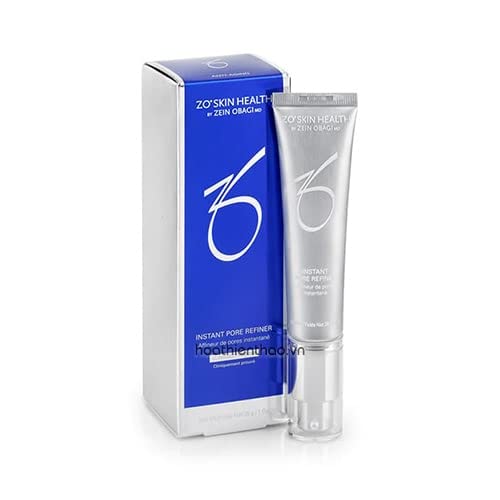ZO Skin Health Instant Pore Refiner texture close-up shows silky serum for pores.