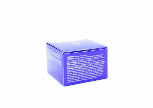 Creamy Intense Eye Creme texture swirl showing smooth, gentle application