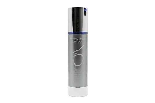 ZO Skin Health Retinol Brightener 1% texture close-up reveals smooth, radiant skin.