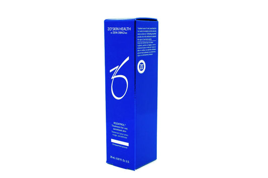 ZO SKIN HEALTH Rozatrol travel-size bottle for on-the-go gentle care of red, sensitive skin.