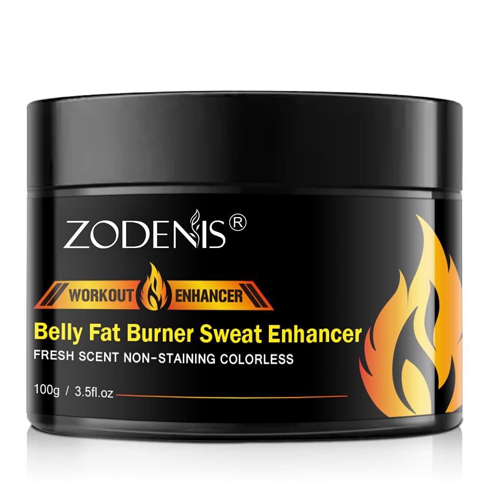 ZODENIS hot cream cellulite bottle showing targeted application for smoother skin