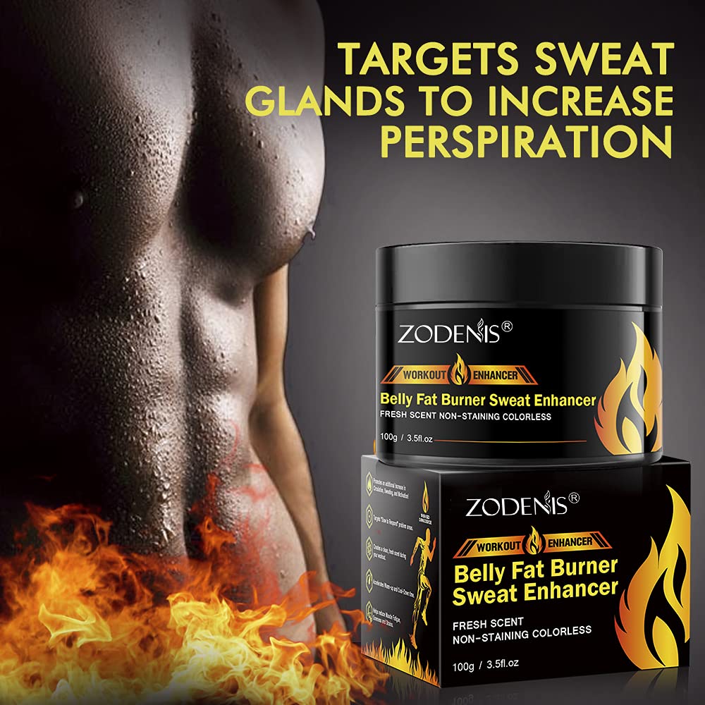 ZODENIS hot cream thigh-sculpt applied for toned legs over time