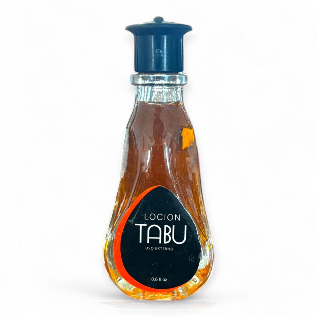 Zoeartcrafts Tabu by Dana lotion bottle highlighting amber-spice fragrance.