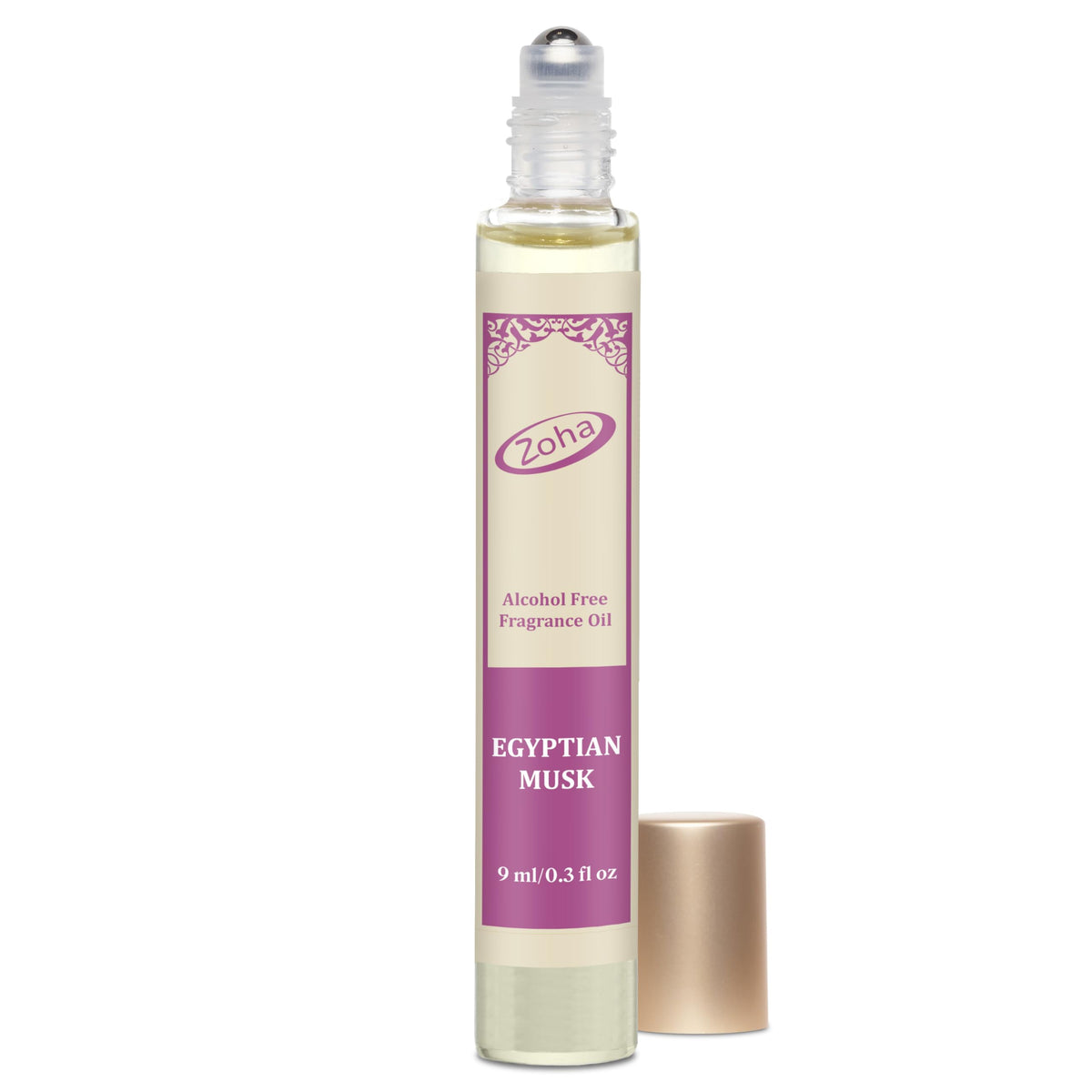 Zoha Egyptian Musk roller application for pulse points and fragrance wear