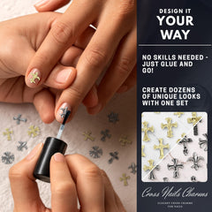 ZOKLU nail art accessory collection for chic metallic accents