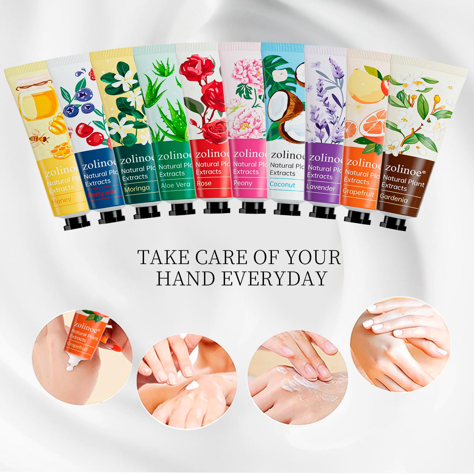 Zolinoe soft, smooth hands after use with regular application.