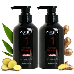 ZOOLY PROFESSIONAL Ginger Shampoo bottle foregrounds root nourishment for healthier hair