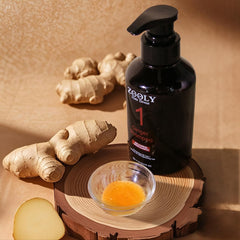 ZOOLY PROFESSIONAL Ginger Shampoo ready for daily use, offering refreshing scalp care