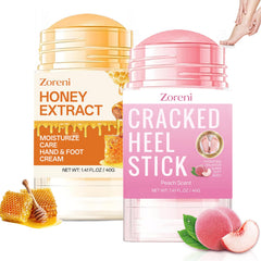 Zoreni Foot Cream 2-Pack hydrates and softens feet.