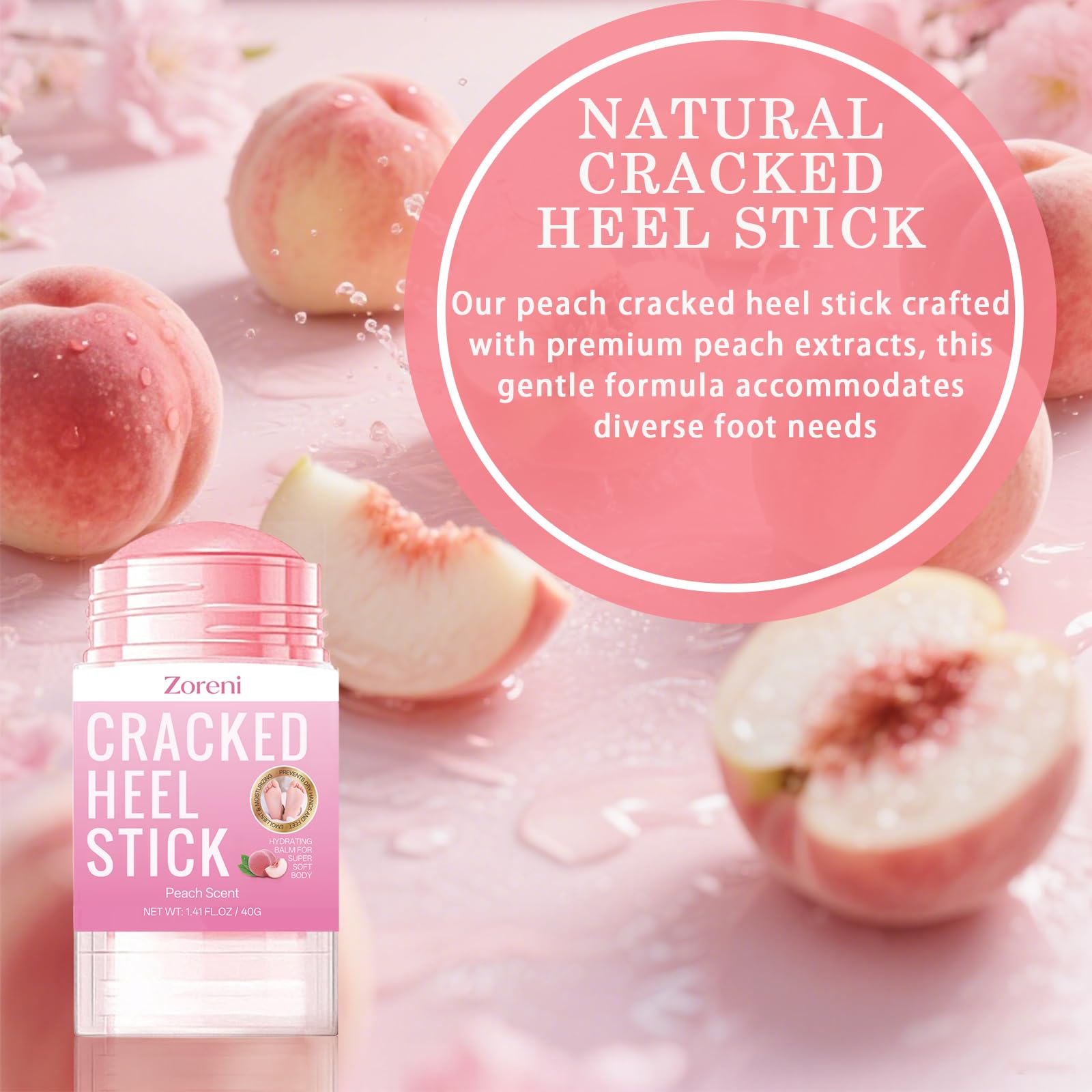 Zoreni Peach Extract and Honey provide natural nourishment.