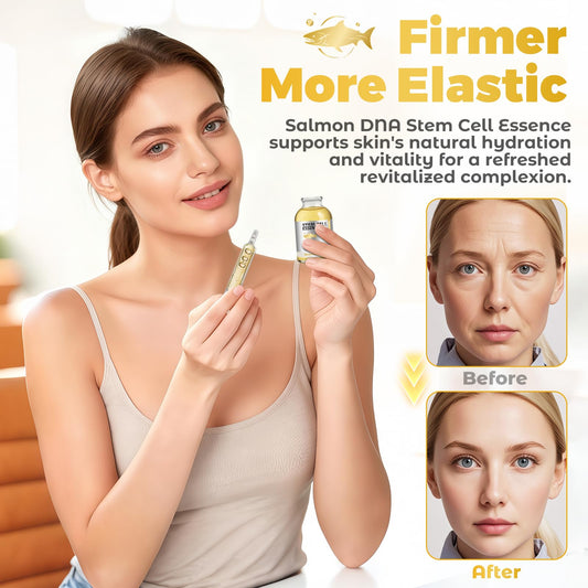 Zosudull Salmon DNA Ampoule enhances radiance with balanced moisture.
