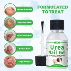 ZOXY Urea Nail Gel brush applicator ready for twice-daily use.