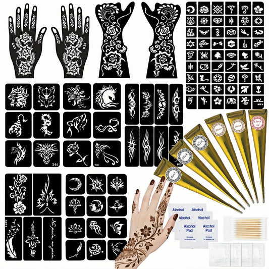 ZPTYCHZ 95 PCS tattoo kit overview for versatile body art sessions