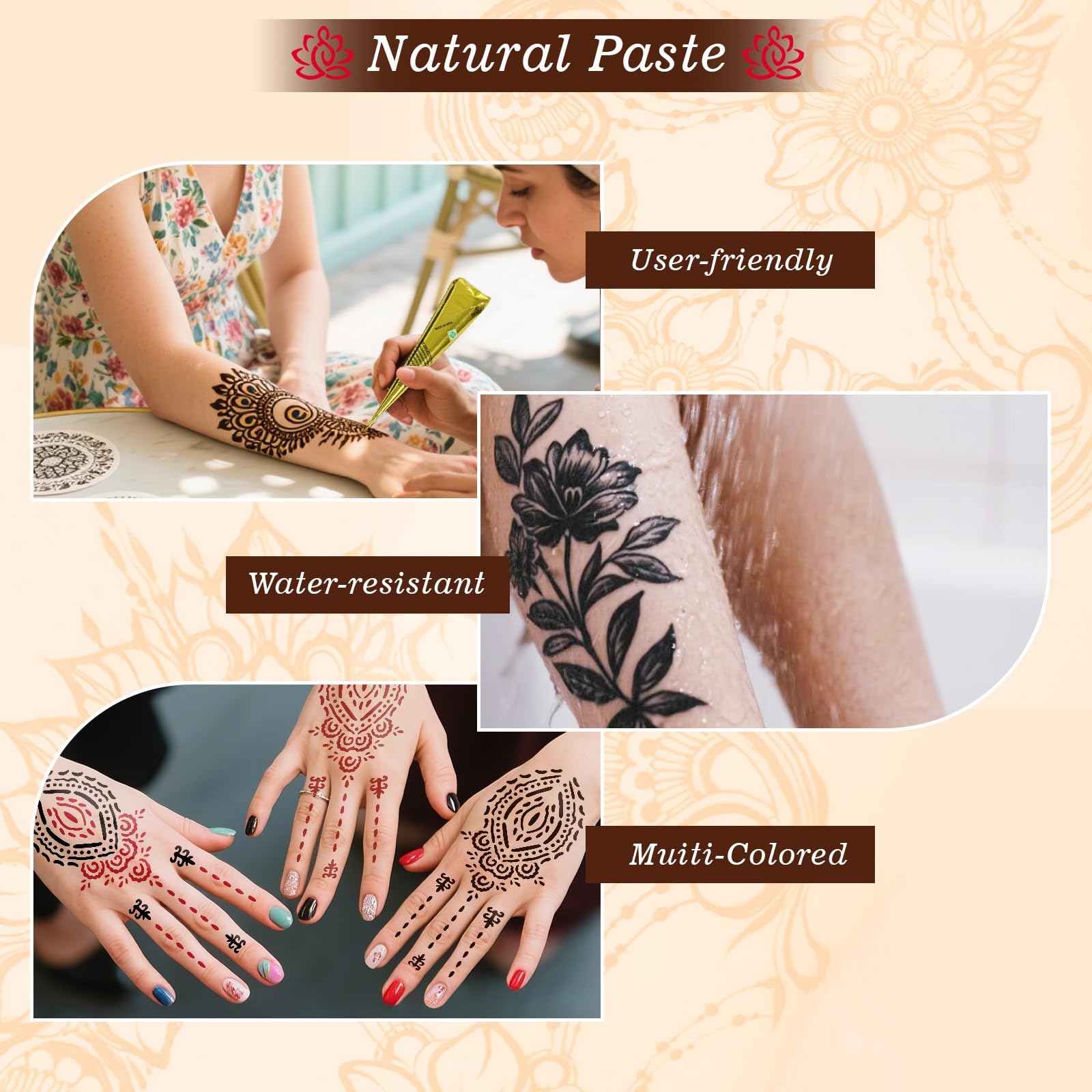ZPTYCHZ tattoo kit-design sheets-21 large designs offer quick inspiration