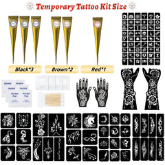 ZPTYCHZ tattoo kit-stencil collection shows diverse designs for creative patterns