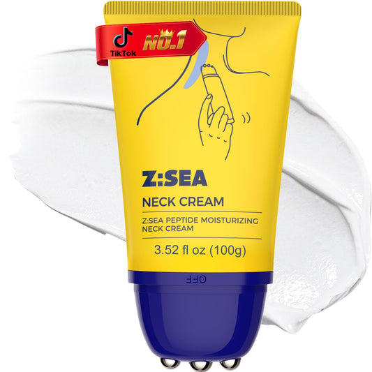Z：SEA neck roller application for smooth, even cream distribution