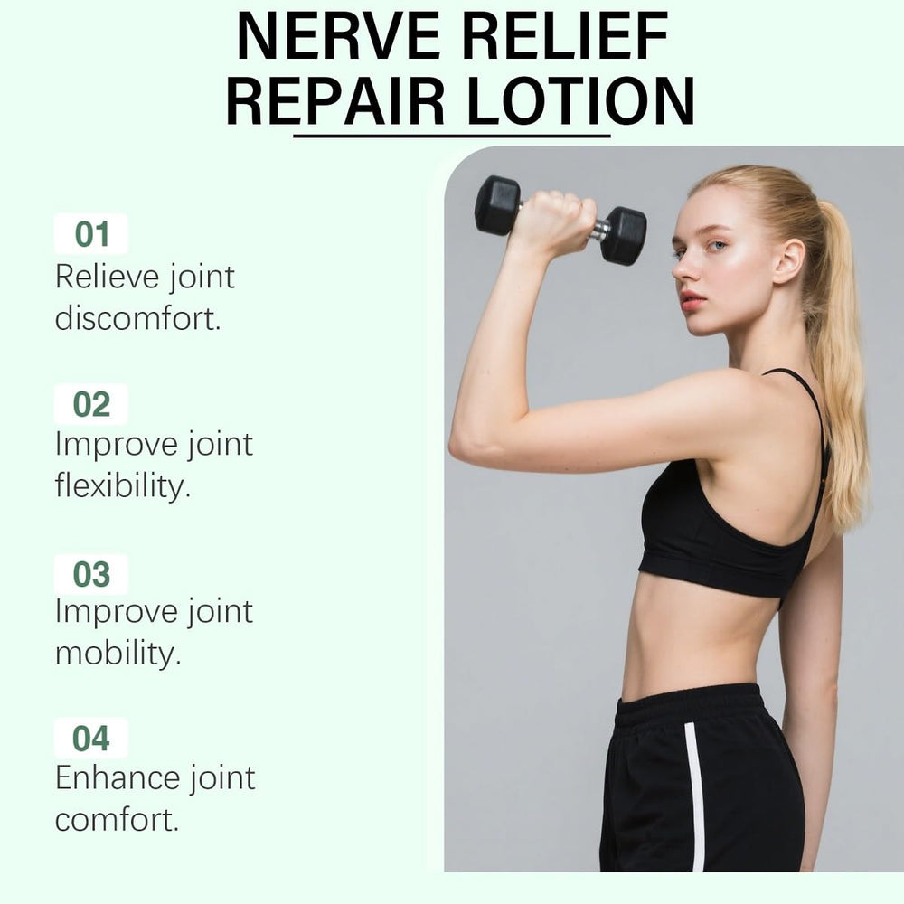 Alcura Nerve Cream on hand illustrating joint relief.