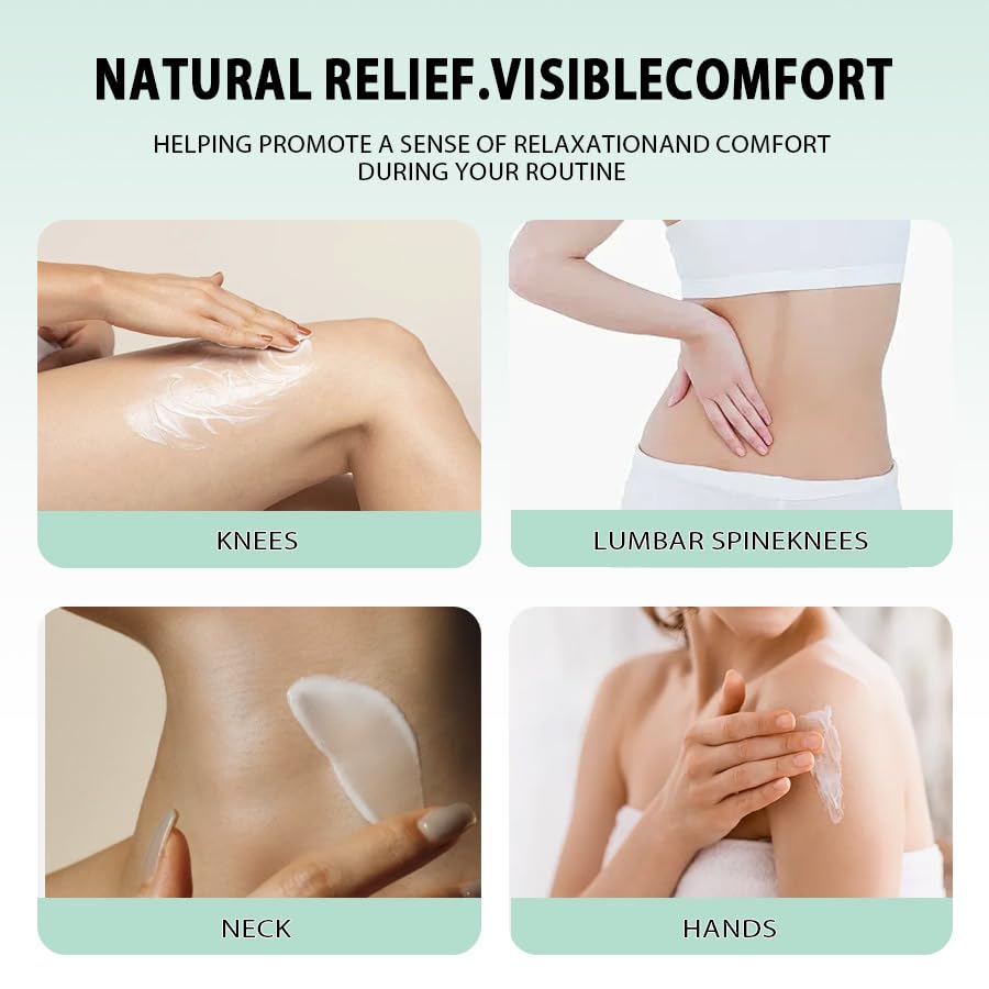 Alcura Nerve Cream applied on neck for comfortable movement.