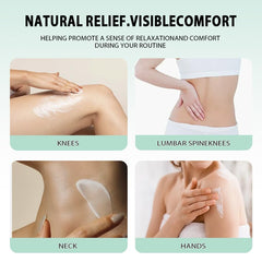 Alcura Nerve Cream applied on neck for comfortable movement.