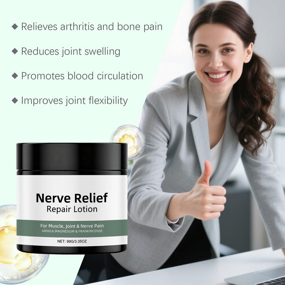 Back-shoulder area application with Alcura Nerve Cream.